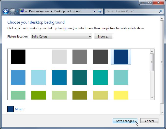 Step 3: Change your desktop background settings. a. To open the Choose your desktop background window, right-click the Desktop, select Personalize and click Desktop Background.