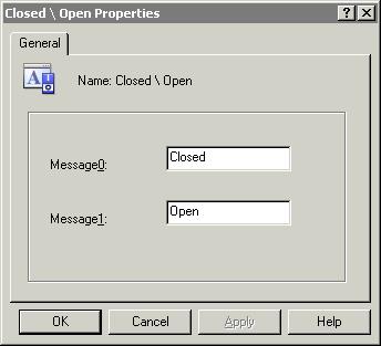 58 Chapter 2 4. In the details pane, double-click on the message to edit. The Properties dialog box appears. 5.