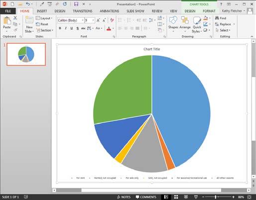 6. Choose Paste from the PowerPoint home tab or press Ctrl V. 7.