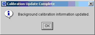 After extraction, the SDS software stores the data as part of the calibration file located in the Calibration subdirectory of the SDS directory. To analyze the background data: 1.