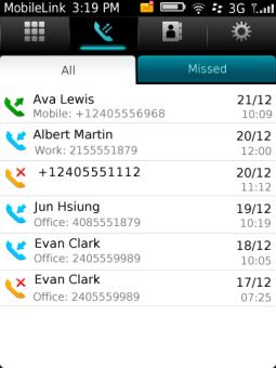 7. The Call Settings screen will come up automatically (see Screenshot 5). Enter the following information: a.