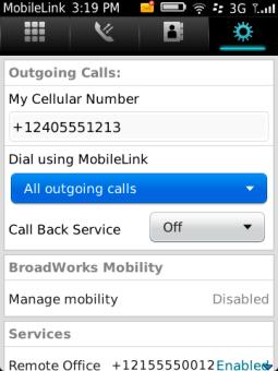 be automatically enabled once you login and activate MobileLink.