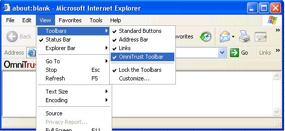 for Browser Plugin Installation Guide 2. Go to View -> Toolbars.