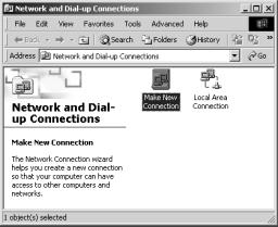 Section 2 Advanced Setup Accessing the Voice Mail from a Remote Location Creating a Dial-Up Connection (cont d) Example: A Computer with Windows 2000