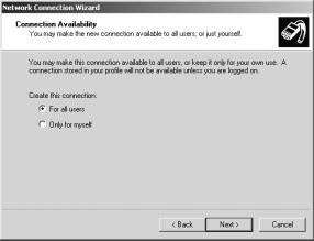 Section 2 Advanced Setup Accessing the Voice Mail from a Remote Location Creating a Dial-Up Connection (cont d) You