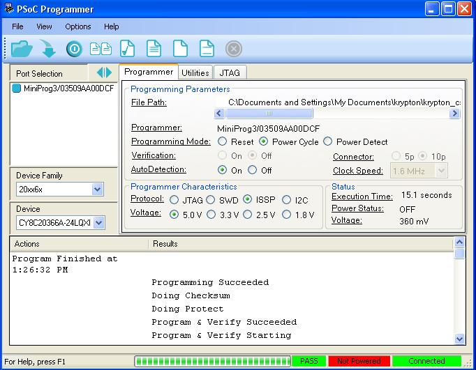 Resources 2.6 PSoC Programmer PSoC Programmer is a flexible, integrated programming application to program PSoC devices.