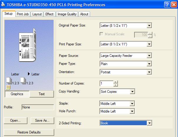 Print The Toshiba e-studio450 network print upgrade is powered by the integrated e-bridge 266MHz 64-bit RISC controller, with 128MB main RAM, 32MB page memory and a 40GB hard drive.