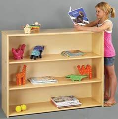 Available in four heights to accommodate toddlers, preschoolers and general storage.