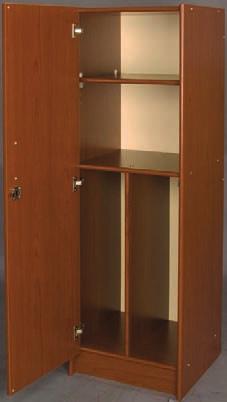Right hinge door. 19W x 59H x 19D Wt. 133# 6088A58 Assembled Truck 1 Ctn. $ 395.00 Locker compartment with double hook.