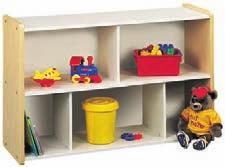 00 1202R45 1202A45 2 shelf levels and 5 compartments. Preschool height. 46 1 4W x 30H x 14 3 4D Wt.