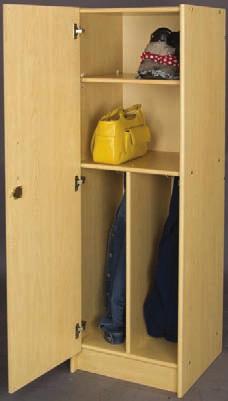 Right hinge door. 19W x 59H x 19D Wt. 133# 6088A73 Assembled Truck 1 Ctn. $ 395.00 Locker compartment with double hook.