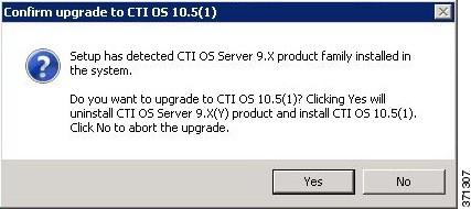Upgrade from Previous Version Upgrade from Previous Version If you are upgrading from a CTI OS Server Release 10.