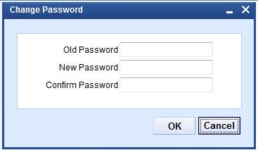 Fig 9.1: Screen to change password Click on change button.