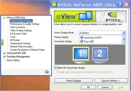 Appendix A Using Two NVIDIA GPU-Based Graphics Cards
