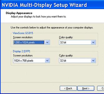 3 NVIDIA Display Setup Wizard
