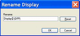 On your nview Display Settings page, these display names are also always visible in the Primary Display and Secondary Display fields and when you rest your mouse on a display