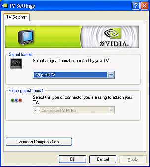 select an HDTV (EDTV/SDTV) format.. Figure 6.