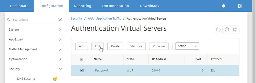 Bind the Advanced Authentication Policy to the AAA Virtual Server. 1.