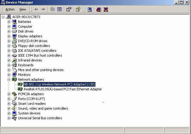 Step 7: Open Control Panel/System/Device Manager, and check Network Adapters to see if any exclamation mark appears. If no, your IEEE802.