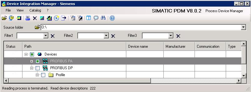 Integrating devices into SIMATIC PDM 5.3 Views 5.