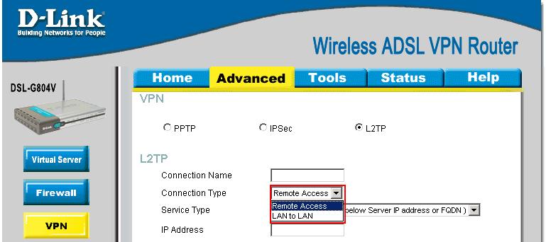 L2TP (Layer2 Tunneling Protocol) There are two types of L2TP VPN