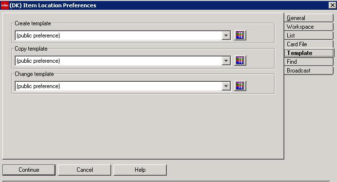 Preferences Objects Template-