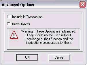 Understanding Transaction Processing System Functions 5. On Advanced Options, click the Include in Transaction option, and then OK. Figure 25 3 Advanced Options: Include in Transaction Option 25.1.