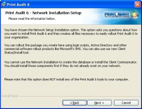 Step 3: Installation Type Select the "Create a Network Install" installation type. Press "Next" to continue.
