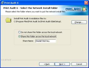 Step 5: Select Network Install Folder Location Files created during the "Create a Network Install" process must be placed into a folder.