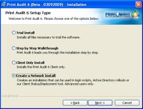 Step 3: Installation Type Select the "Client Only" installation type. Press "Next" to continue.
