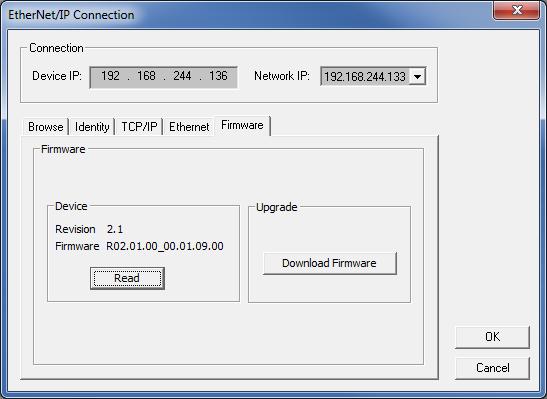 EIP ET200 Configuration Tool User Reference Guide To update the firmware in the adapter follow these steps: click the Download