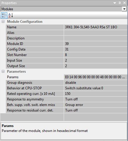 User Reference Guide EIP ET200 Configuration Tool 3.5 Viewing and Changing Module Properties To view a module's properties, select the desired module in the Network View.