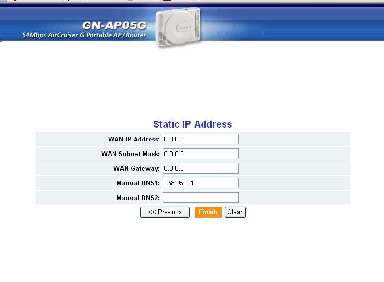 Step 5 Please use your PC/Laptop to scan the wireless network and connect to the AP05G with SSID GIGABYTE.