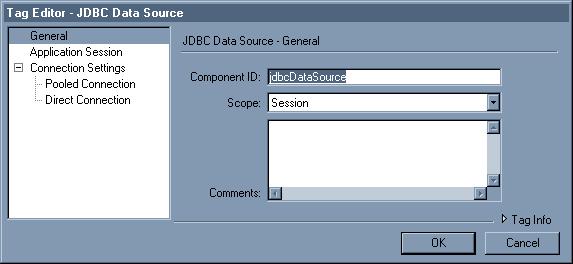 Figure 5 Quick Builder Components A dialog box is displayed that asks you to enter values for that tag s attributes.