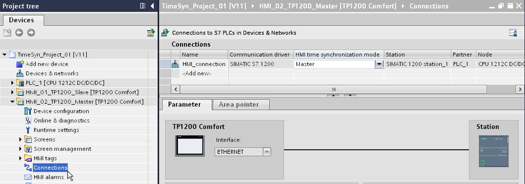 5 Configuration and Project Engineering 5.1 Variant 1: PLC (master/slave) HMI operator panel HMI_2 (Master) Table 5-2 No. In this configuration, the operator panel is the timer (master).