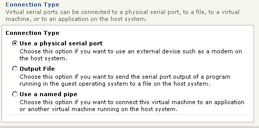 Chapter 5 Editing an Existing Virtual Machine s Configuration To add a serial port to the virtual machine s configuration 1 Make sure the virtual machine is powered off.