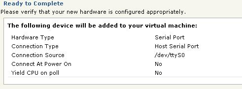 Virtual Infrastructure Web Access Administrator s Guide 11 Under I/O Mode, select the Yield CPU on poll check box.