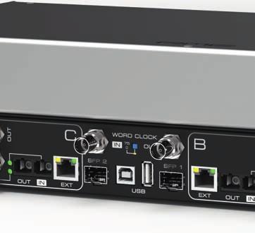Router 12 Port MADI Digital Patch Bay & Format Converter MADI Router 12 bridged MADI streams, including 4 composed MADI streams On-screen routing in 8-channel groups 12 MADI ports (4 x optical,