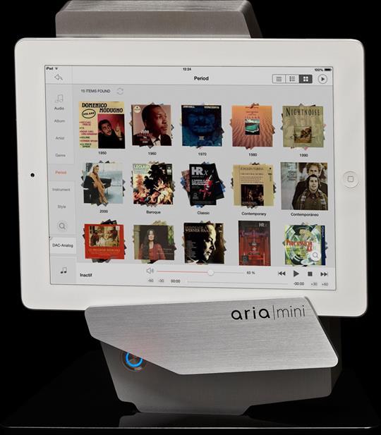 Hi-Fi meets art aria mini is a compact and more affordable music server version of our higher