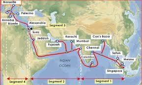 The only submarine cable system SEA-ME- WE-4 Linking 16 companies of 14 countries It has a