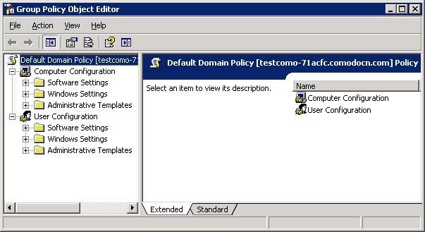 to Forest->Domains->your domain->group Policy Objects, right click on Default Domain Policy