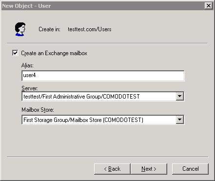 com In Exchange Server 2003 Open Active Directory Users and Computers snap-in, you will get a new step after installing Exchange Server 2003, as shown in figure 3.