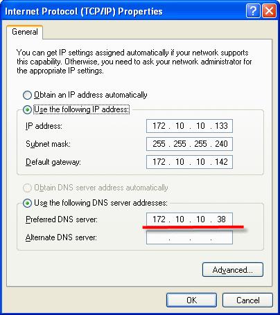 Figure 2.6 Setup Preferred DNS Server If everything is OK, run ping ccm command from the client computer to validate. See figure 2.7. Figure 2.