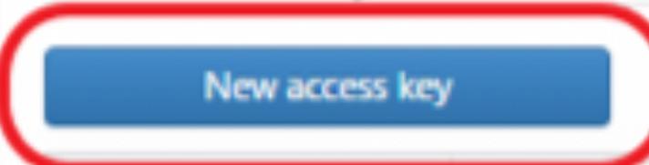 To create a new access key you need to fill in all the fields,
