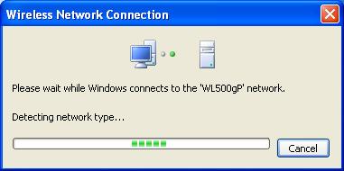 1) Double-click the wireless network icon on the task bar to view available networks.