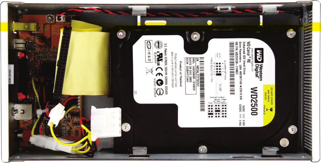 Take the hard drive that you have configured as a MASTER drive and set it into the hard drive