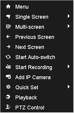 Step 6. Opening the Menu system After the initial setup of your DVR using the Wizard, the Menus interface enables you to refine your configuration settings and expand the functionality of the system.