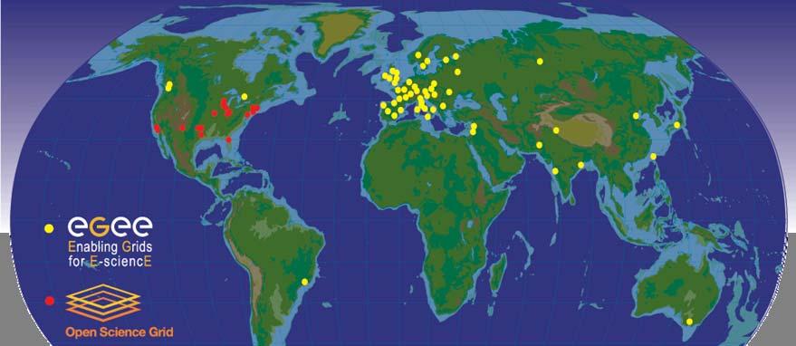 The Grid used by CERN and its partners Today: >200 sites in 30 countries with >22,000 PCs
