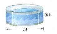 The diameter of the pool Mr. Sato purchased is 8 feet.