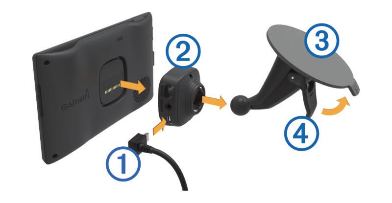 Connect the device to an optional power adapter accessory, such as a wall power adapter.